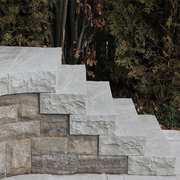 Banas Dove Grey Natural Stone Steps